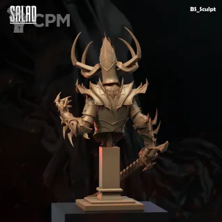 Описание картинки Malekith (Bust) от Naggaroth Night по цене 2 000руб | Свободный Рынок Миниатюр - СРМ