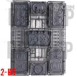 Описание картинки Террейн Bulkhead Doors (2 литника) от WebWay по цене 3 080руб | Свободный Рынок Миниатюр - СРМ