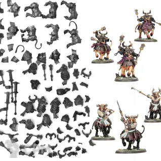 Описание картинки Bull Centaurs - Annointed Sentinels от LooneShroomFoundry по цене 2 450руб | Свободный Рынок Миниатюр - СРМ