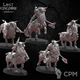 Описание картинки Bull Centaur Renders от MrMetalHorror по цене 2 000руб | Свободный Рынок Миниатюр - СРМ