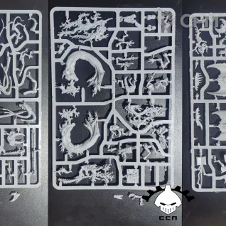 Описание картинки Burning chariot of Tzeentch от ССП по цене 1 800руб | Свободный Рынок Миниатюр - СРМ