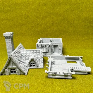 Описание картинки Террейн "Дом людей" от Миниатюры и фигурки по цене 1 400руб | Свободный Рынок Миниатюр - СРМ