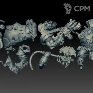 Описание картинки Warboss (Armagedon) (Scan) от AxeL's Forge по цене 500руб | Свободный Рынок Миниатюр - СРМ
