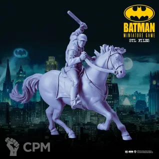 Описание картинки GCPD Mounted Officer - Batman Miniature Game от Критикал Принт по цене 490руб | Свободный Рынок Миниатюр - СРМ