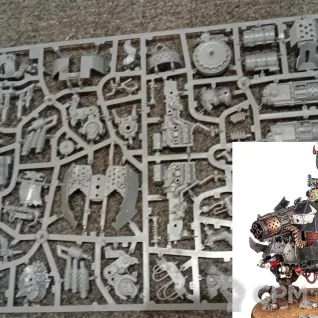 Описание картинки Big Mek Dakkarig, Armageddon от ganja-69 по цене 3 300руб | Свободный Рынок Миниатюр - СРМ