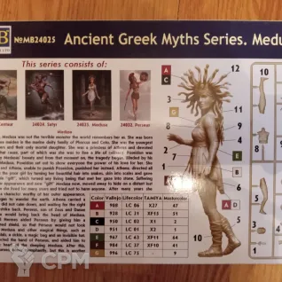Описание картинки Medusa от Llopast по цене 2 000руб | Свободный Рынок Миниатюр - СРМ