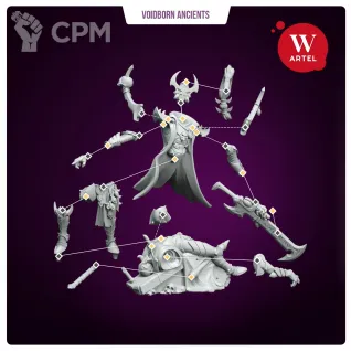 Описание картинки Миниатюра Ebon Executioner Prime от Артель W по цене 2 350руб | Свободный Рынок Миниатюр - СРМ