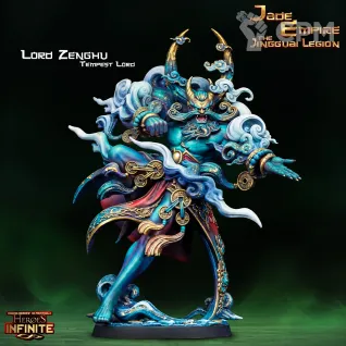 Описание картинки Lord Zenghu Tempest Lord от Manufactorum76 по цене 1 750руб | Свободный Рынок Миниатюр - СРМ