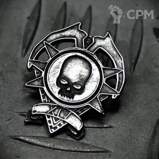 Описание картинки Значок XIV - Death Guard (Гвардия смерти) от Game&Reality Studio по цене 600руб | Свободный Рынок Миниатюр - СРМ