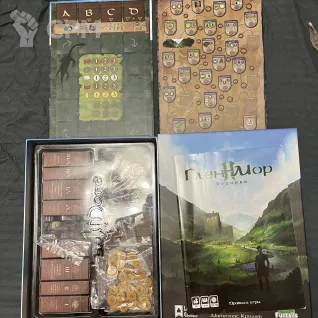 Описание картинки Глен-Мор 2 Хроники + дополнение + все промо с предзаказа от DKSteve по цене 10 000руб | Свободный Рынок Миниатюр - СРМ