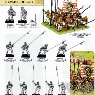Описание картинки Leopold's Leopard Company от Red Ember по цене 4 500руб | Свободный Рынок Миниатюр - СРМ