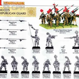 Описание картинки Ricco's Republican Guards от Red Ember по цене 21 700руб | Свободный Рынок Миниатюр - СРМ