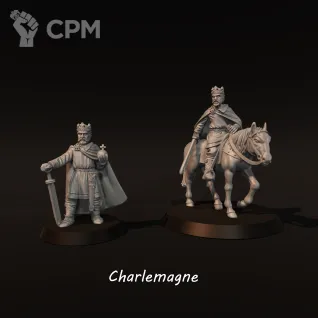 Описание картинки Carolingian Heathguard от Manufactorum76 по цене 1 650руб | Свободный Рынок Миниатюр - СРМ