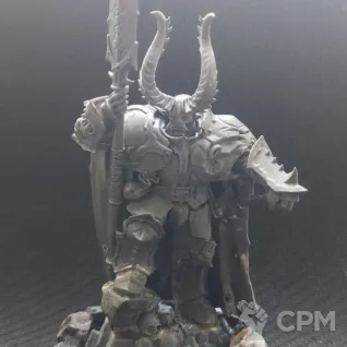 Описание картинки Chaos Lord или Champion of Chaos от Tenzen по цене 1 900руб | Свободный Рынок Миниатюр - СРМ