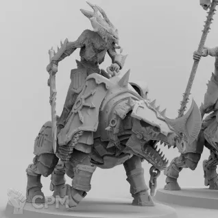 Описание картинки Bloodcrushers of Khorne от 3Д печать миниатюр по цене 666руб | Свободный Рынок Миниатюр - СРМ