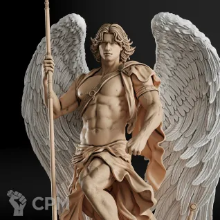 Описание картинки Archangel Saint Michael Фигурка от GAS3TXD  по цене 4 400руб | Свободный Рынок Миниатюр - СРМ