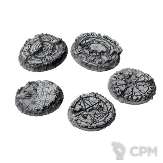 Описание картинки Demons of Hell Topper 40mm (X5) от 3D Print Workshop по цене 593руб | Свободный Рынок Миниатюр - СРМ