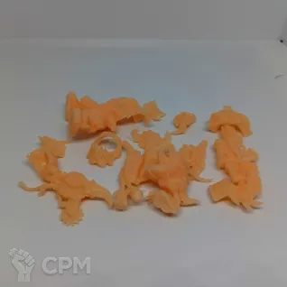 Описание картинки Ork Warboss with Attack Squig от Орки с наГорки по цене 300руб | Свободный Рынок Миниатюр - СРМ