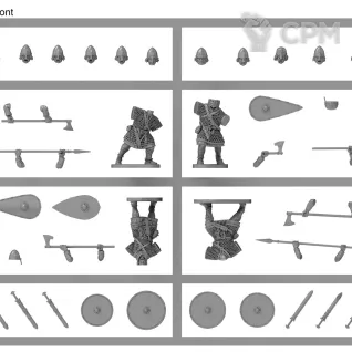 Описание картинки Victrix  Huscarls (Late Saxons/Anglo Danes) Полови от Base 28 по цене 2 149руб | Свободный Рынок Миниатюр - СРМ