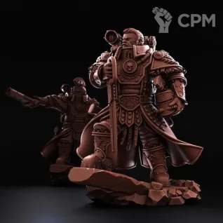 Описание картинки Solar Guard Commander от Орки с наГорки по цене 250руб | Свободный Рынок Миниатюр - СРМ