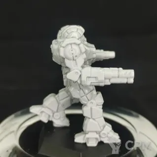 Описание картинки Enforcer ENF-5D (50 тонн) от Dwarf Pirate Foundry по цене 450руб | Свободный Рынок Миниатюр - СРМ