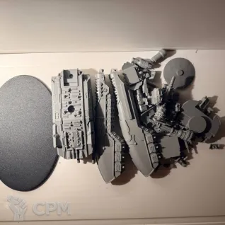Описание картинки Caladius Grav-Tank (литье, лот №2) от fuseddisplay по цене 3 200руб | Свободный Рынок Миниатюр - СРМ