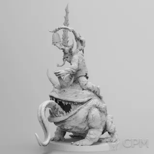 Описание картинки Poxbringer, Herald of Nurgle  Генольд Нургла от WastelandMiniatures по цене 540руб | Свободный Рынок Миниатюр - СРМ