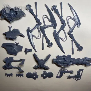 Описание картинки Combat Patrol: Necrons (2024) от SaJRa по цене 3 100руб | Свободный Рынок Миниатюр - СРМ