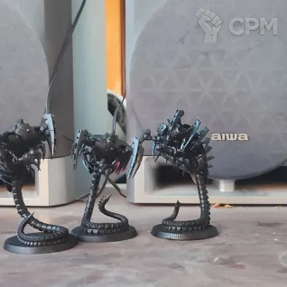 Описание картинки Canoptek Wraiths от Spirrit по цене 1 200руб | Свободный Рынок Миниатюр - СРМ