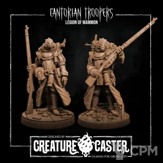 Описание картинки Cantorian Troopers от Manufactorum76 по цене 320руб | Свободный Рынок Миниатюр - СРМ