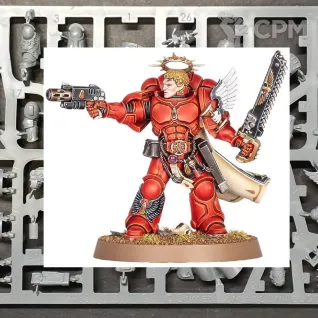 Описание картинки Blood Angels Captain + Decals от Bernadotte по цене 2 800руб | Свободный Рынок Миниатюр - СРМ