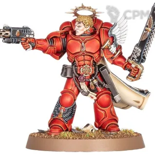 Описание картинки Blood Angels Captain + Decals от Bernadotte по цене 2 800руб | Свободный Рынок Миниатюр - СРМ