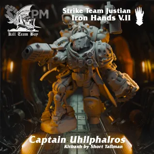 Описание картинки Iron Hands Strike Team Justian 2 от Asterisk Print по цене 800руб | Свободный Рынок Миниатюр - СРМ
