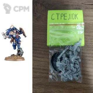 Описание картинки Captain with Jump Pack and Relic Shield (Литье) от Барахолка CTPEJIKA по цене 850руб | Свободный Рынок Миниатюр - СРМ