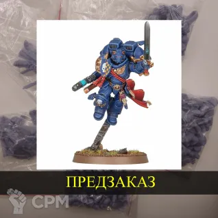 Описание картинки Captain with Jump Pack от White Rhino по цене 399руб | Свободный Рынок Миниатюр - СРМ