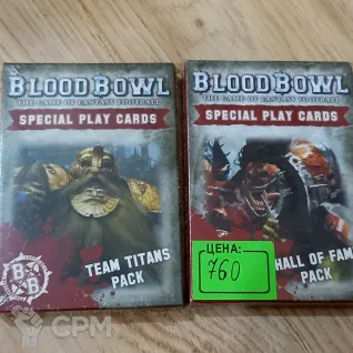 Описание картинки Наборы карт Blood Bowl Hall of Fame Pack и Team Titans Pack от KaMuKag3e по цене 1 000руб | Свободный Рынок Миниатюр - СРМ