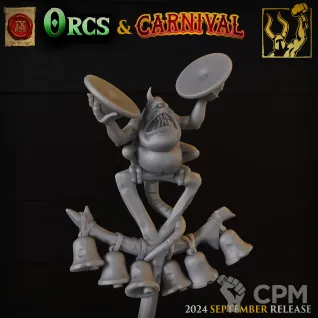Описание картинки Nurgle Chaos Sorcerer от Daniilfedyakov по цене 220руб | Свободный Рынок Миниатюр - СРМ