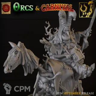 Описание картинки Nurgle Chaos Sorcerer mounted от Daniilfedyakov по цене 420руб | Свободный Рынок Миниатюр - СРМ