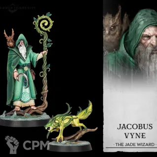 Описание картинки Jacobus Vyne with Wisper от Mechanikus Forge по цене 800руб | Свободный Рынок Миниатюр - СРМ
