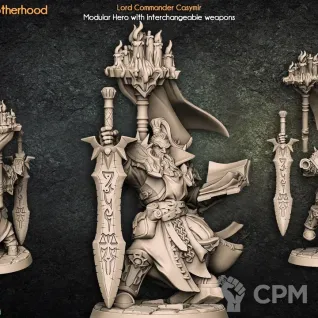 Описание картинки Warrior Priest of Sigmar от MrMetalHorror по цене 350руб | Свободный Рынок Миниатюр - СРМ
