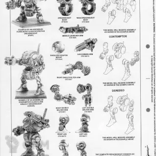 Описание картинки Rogue Trader Space Marine Dreadnought (Deredeo) от Stark Foundry по цене 1 120руб | Свободный Рынок Миниатюр - СРМ