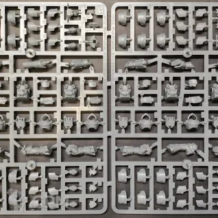 Описание картинки Cataphractii Terminators with Volkite Chargers and Power Mauls от Bernadotte по цене 5 000руб | Свободный Рынок Миниатюр - СРМ