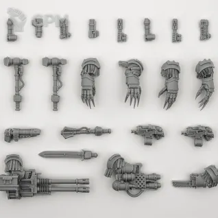 Описание картинки Cataphractii  Terminators + Weapon Set от Plants vs Zombies по цене 1 330руб | Свободный Рынок Миниатюр - СРМ
