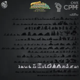 Описание картинки Cave Core Set от Studio Cockatoo по цене 5 100руб | Свободный Рынок Миниатюр - СРМ