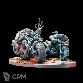 Описание картинки Набор миниатюр Терминаторк и Газбой, Deffkilla Wartrike от Brother Ork по цене 2 315руб | Свободный Рынок Миниатюр - СРМ
