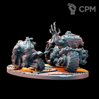 Описание картинки Набор миниатюр Терминаторк и Газбой, Deffkilla Wartrike от Brother Ork по цене 2 315руб | Свободный Рынок Миниатюр - СРМ