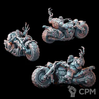 Описание картинки Набор миниатюр Терминаторк и Газбой, Deffkilla Wartrike от Brother Ork по цене 2 315руб | Свободный Рынок Миниатюр - СРМ