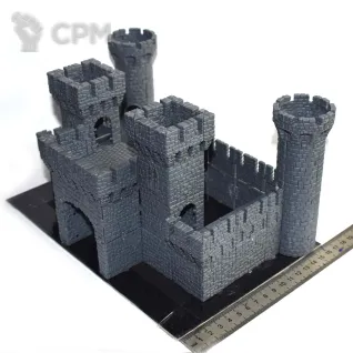 Описание картинки CastleCraft замок Средневековье (набор рамок для сборки замка) от Soul Dark по цене 1 450руб | Свободный Рынок Миниатюр - СРМ