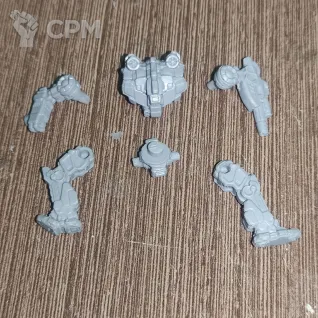 Описание картинки Icarus II ICR-1S (40 тонн) от Dwarf Pirate Foundry по цене 450руб | Свободный Рынок Миниатюр - СРМ