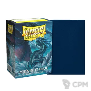 Описание картинки Протекторы Dragon Shield - Dragon Shield Protector - Matte Midnight Blue (100шт) от Дауран по цене 1 100руб | Свободный Рынок Миниатюр - СРМ